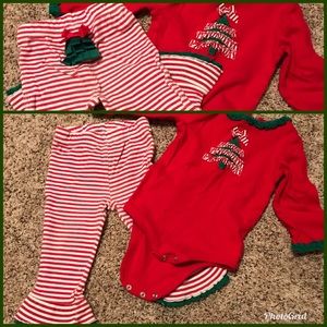 Baby girl Christmas outfit